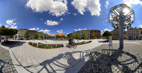 Stadt Riesa - Stadtbesichtigung mit 360° Panorama-Rundgang